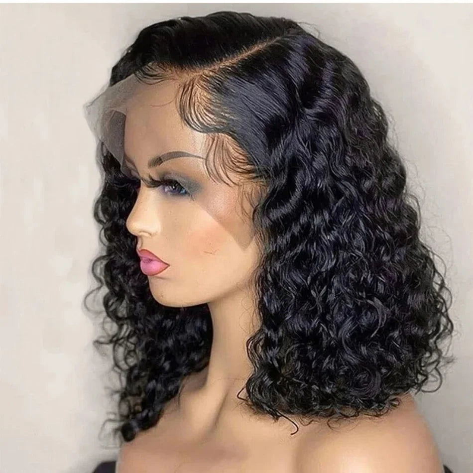 Curly Short Human Hair Wig