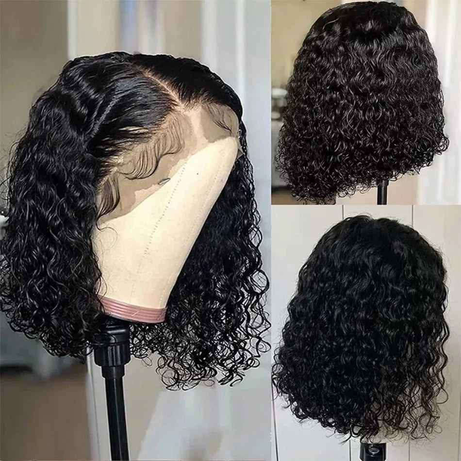 Curly Short Human Hair Wig