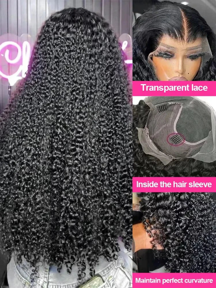 HD Transparent Lace Front Human Hair Wig