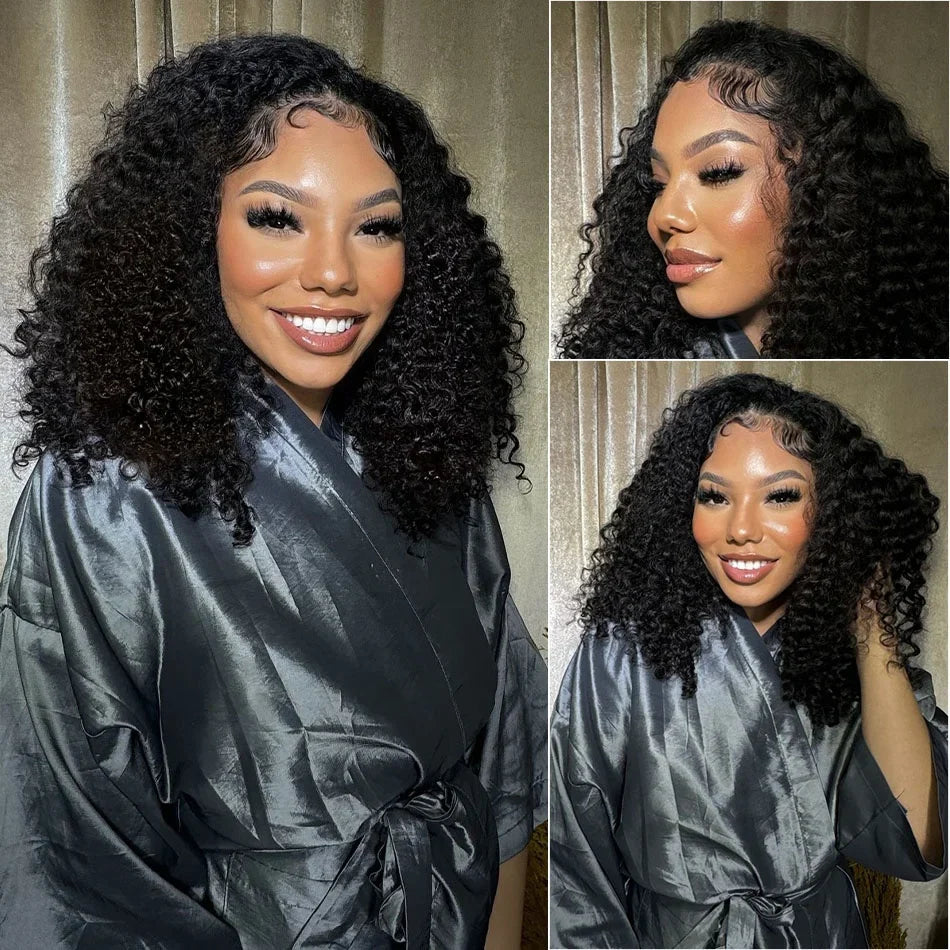 Curly Short Human Hair Wig