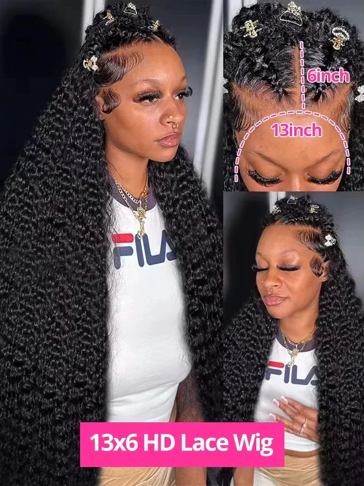 HD Transparent Lace Front Human Hair Wig
