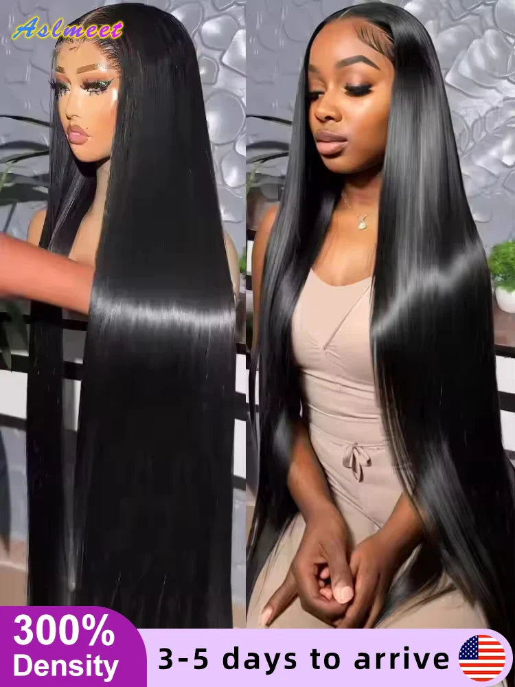 Bone Straight Lace Front Wigs