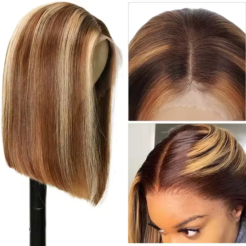 Highlight Brazilian Short Bob Frontal Wig