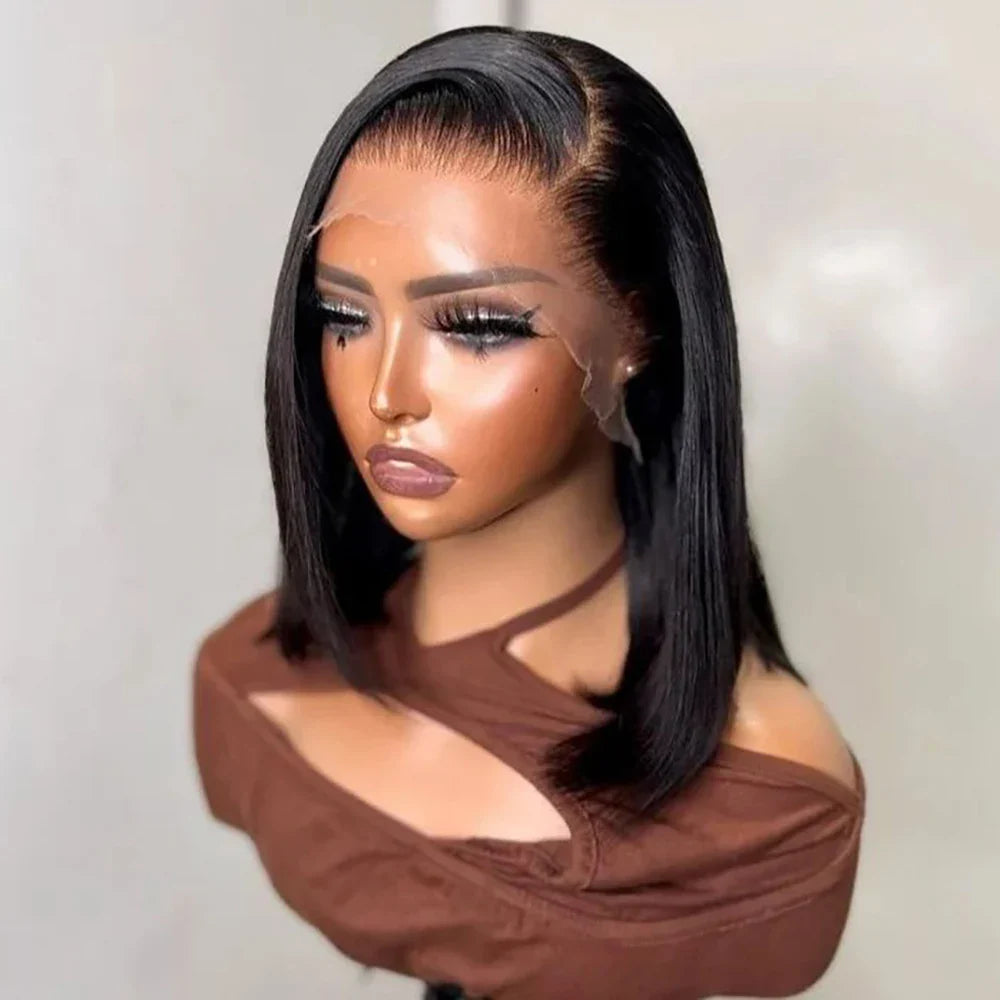 Bob Human Hair Frontal Lace Wigs