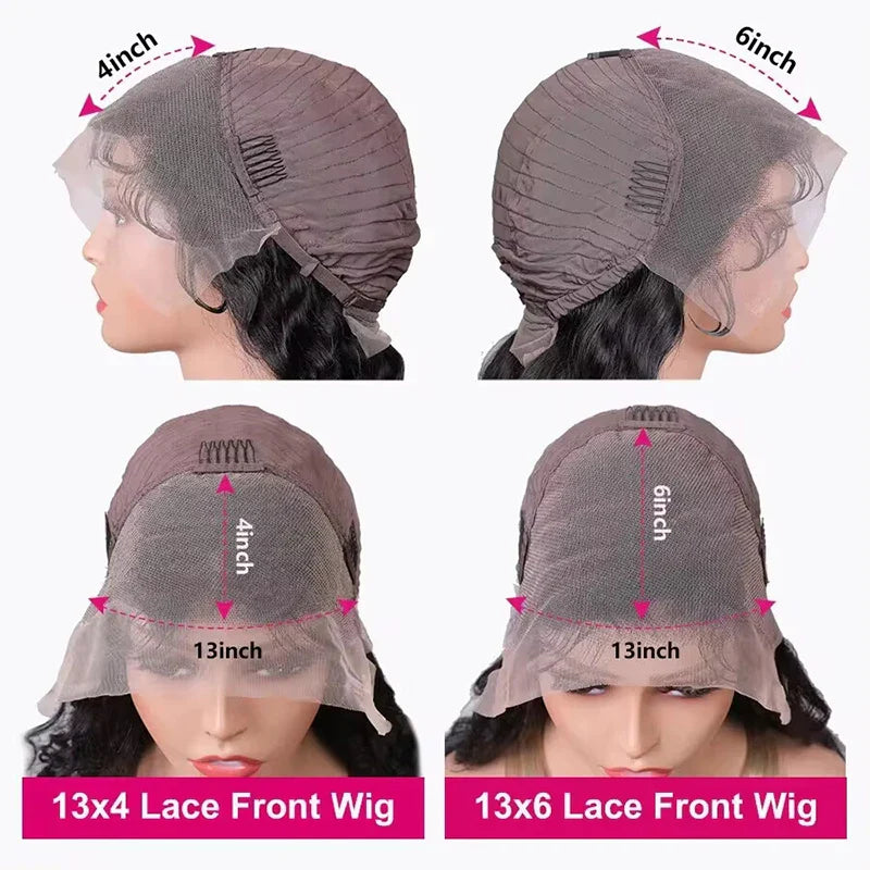 Water Wave Lace Front Wigs