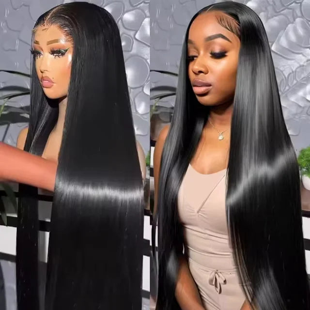 Bone Straight Lace Front Wigs